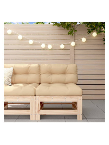 Sonata H Среден диван с възглавници, борово дърво масив