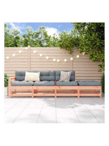 Sonata H Градински лаундж комплект, 4 части, дугласко дърво масив