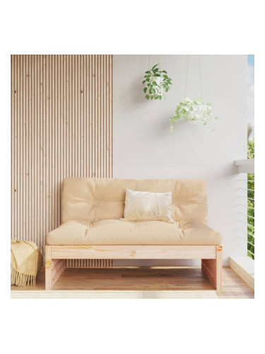 Sonata H Градински среден диван, 120x80 см, борово дърво масив