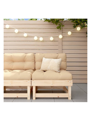 Sonata H Градински среден диван, бор масив