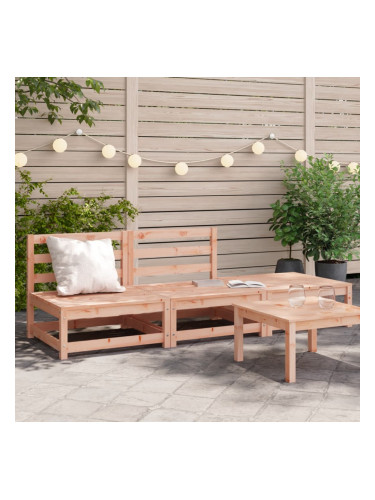 Sonata H Градинско кресло без подлакътници, с табуретка, дуглас масив