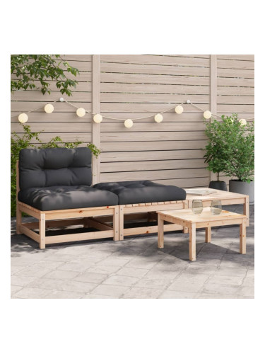 Sonata H Градинско кресло без подлакътници, с възглавници и табуретки