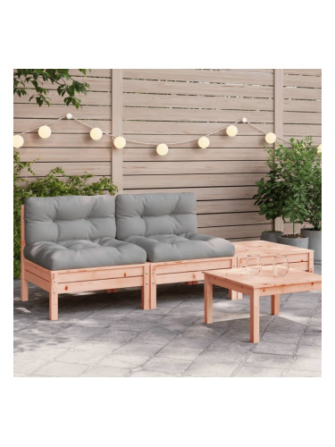 Sonata H Градински диван с възглавници и табуретка, 2-местен