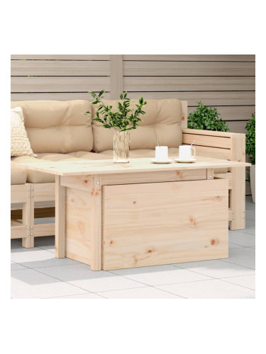 Sonata H Градинска маса, 100x50x75 см, борово дърво масив