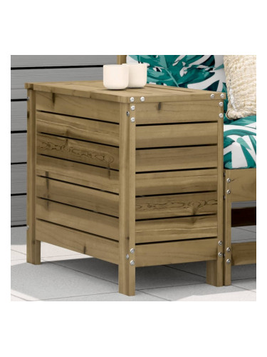 Sonata H Градинска табуретка 62x31,5x52 см импрегнирана борова дървесина