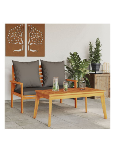 Sonata H Градински комплект с възглавница, масивна акация