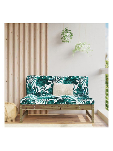 Sonata H Градински среден диван, 120x80 см, импрегниран бор