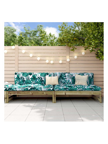 Sonata H Градински средни дивани, 2 бр, 120x80 см, импрегниран бор