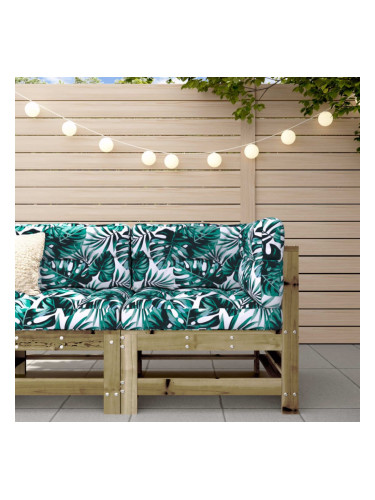 Sonata H Градински ъглов диван, импрегниран бор