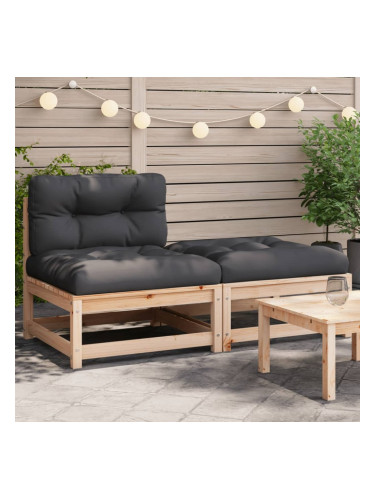 Sonata H Градинско кресло без подлакътници, с възглавници и табуретка