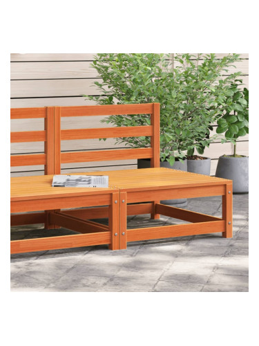 Sonata H Градинско кресло без подлакътници, восъчнокафяв, 70x70x67 см