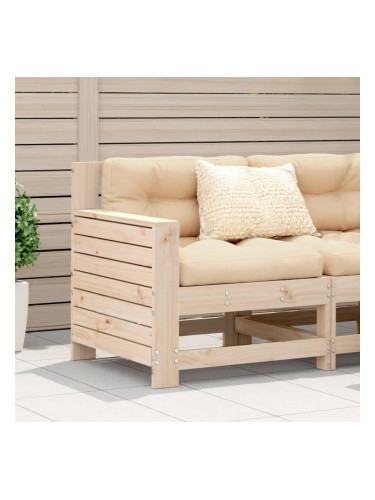 Sonata H Градинско кресло с подлакътник с възглавница борово дърво масив