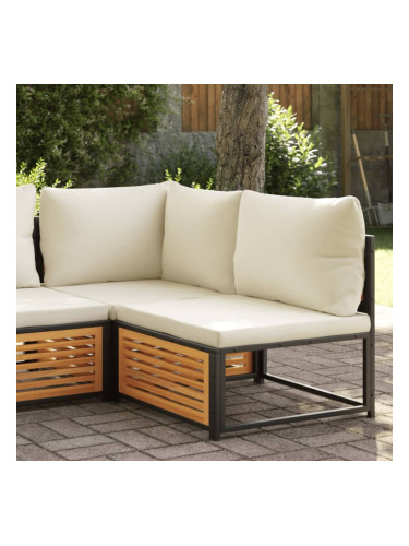 Sonata H Градинско кресло без подлакътници, с възглавници, акация масив