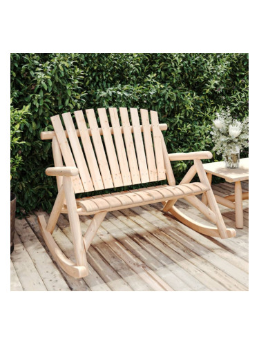 Sonata H 2-местна градинска пейка люлка 123x96x102 см масивен смърч
