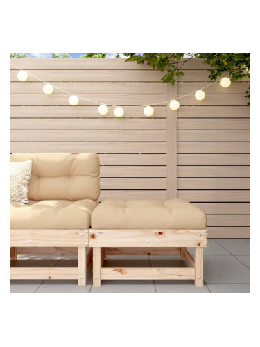 Sonata H Градинска табуретка с възглавница, борова дървесина масив