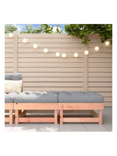 Sonata H Градински табуретки с възглавници, 2 бр, дугласко дърво масив