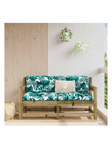 Sonata H Градински ъглови дивани, 2 бр, импрегниран бор