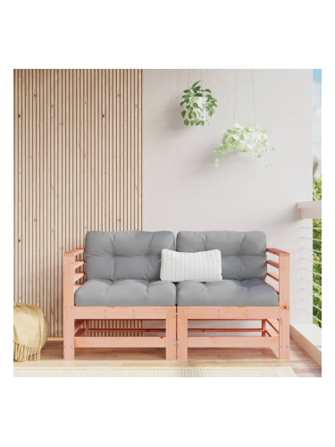 Sonata H Градински ъглови дивани, 2 бр, дугласка дървесина масив