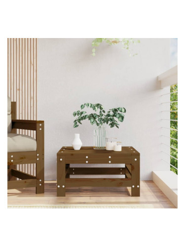 Sonata H Градинска табуретка, меденокафяв, бор масив