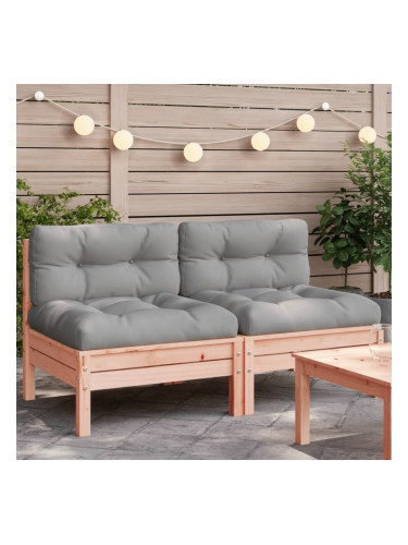 Sonata H Външни кресла без подлакътници с възглавници 2 бр дуглас масив