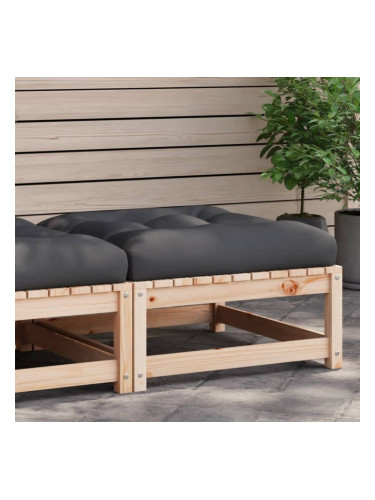 Sonata H Градинска табуретка с възглавница, борова дървесина масив