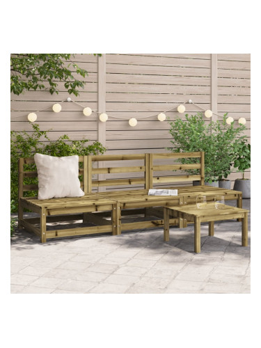 Sonata H Градински кресла без подлакътници, 3 бр, 70x70x67 см