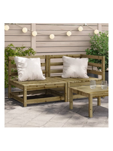 Sonata H Градински диван, 2-местен, импрегниран бор