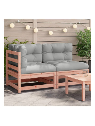 Sonata H Градински диван с възглавници 2-местен, дугласко дърво масив