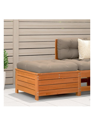 Sonata H Градинска табуретка, восъчнокафява, 62x63,5x32 см, бор масив