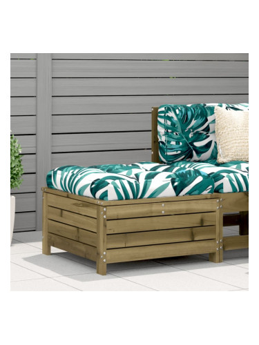 Sonata H Градинска табуретка 62x63,5x32 см импрегнирана борова дървесина