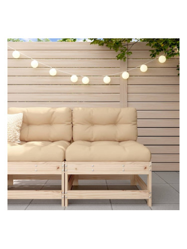 Sonata H Среден диван с възглавници, борово дърво масив