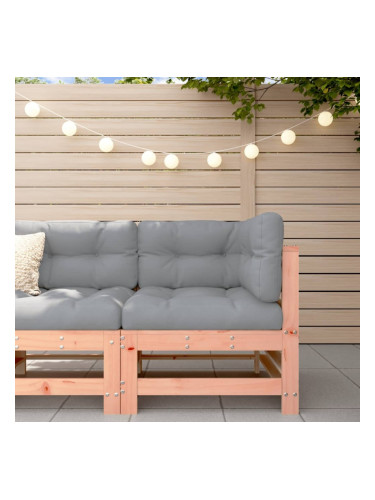 Sonata H Ъглов диван с възглавници, дугласко дърво масив