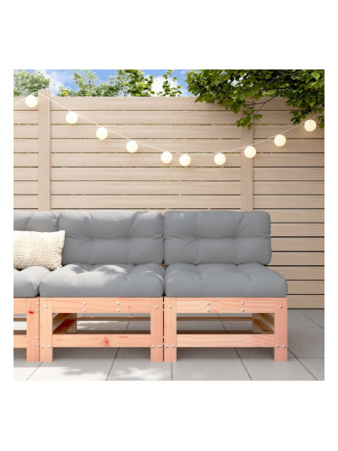 Sonata H Средни дивани с възглавници, 2 бр, дугласко дърво масив