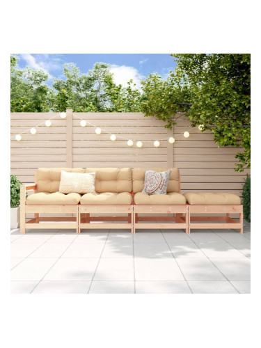 Sonata H Градински лаундж комплект от 4 части, бор масив