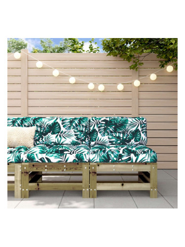 Sonata H Градински средни дивани, 2 бр, импрегниран бор