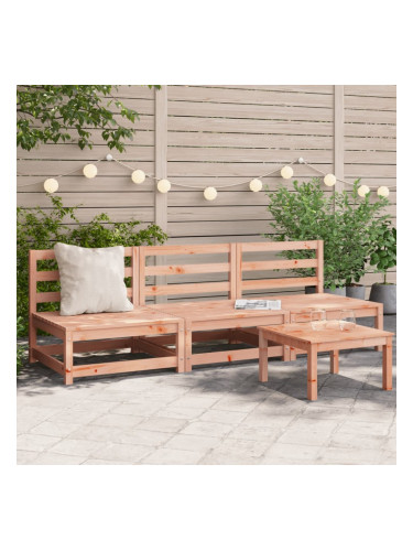 Sonata H Градински кресла без подлакътници 3 бр 70x70x67 см дуглас масив