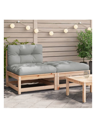 Sonata H Градинско кресло без подлакътници, с възглавници и табуретка