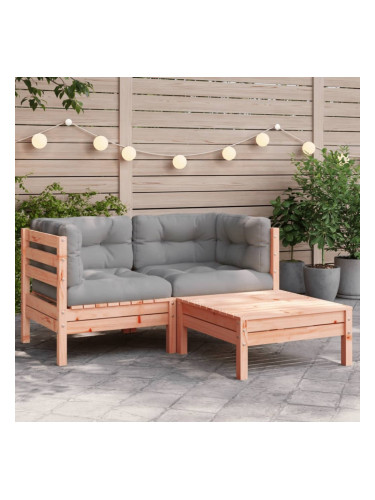 Sonata H Градински диван с възглавници и табуретка, 2-местен