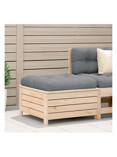 Sonata H Градинска табуретка с възглавница, борова дървесина масив