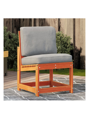 Sonata H Градински стол, восъчнокафяв, 50,5x55x77 см, борово дърво масив