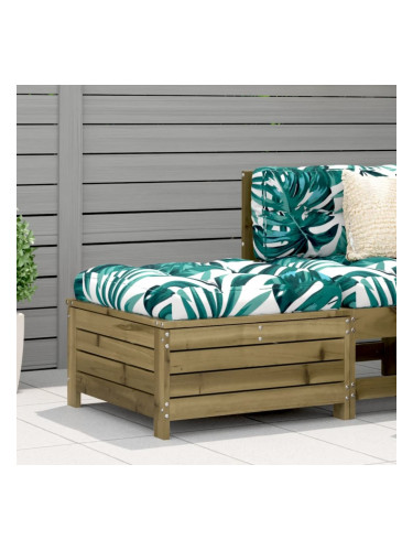 Sonata H Градинска табуретка с възглавница, импрегнирано борово дърво