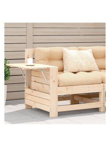 Sonata H Градинско кресло с подлакътник с възглавница борово дърво масив