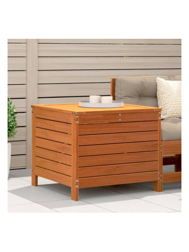 Sonata H Градинска табуретка, восъчнокафява, 62x63,5x53,5 см, бор масив