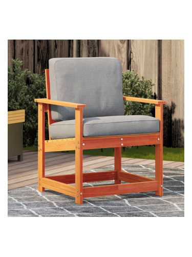 Sonata H Градински стол, восъчнокафяв, 62x56x77 см, борово дърво масив