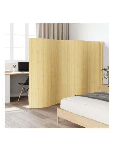 Sonata H Преграда за стая, светъл натурален, 165x400 см, бамбук