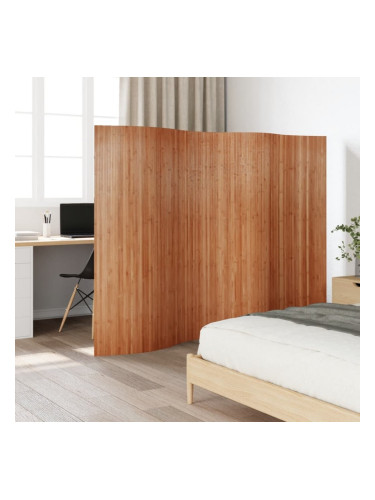 Sonata H Преграда за стая, кафяв, 165x250 см, бамбук