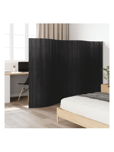 Sonata H Преграда за стая, сив, 165x400 см, бамбук