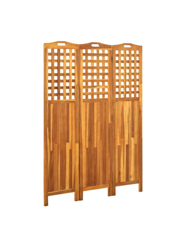 Sonata H Параван за стая, 3 панела, 121x2x170 cм, акациево дърво масив