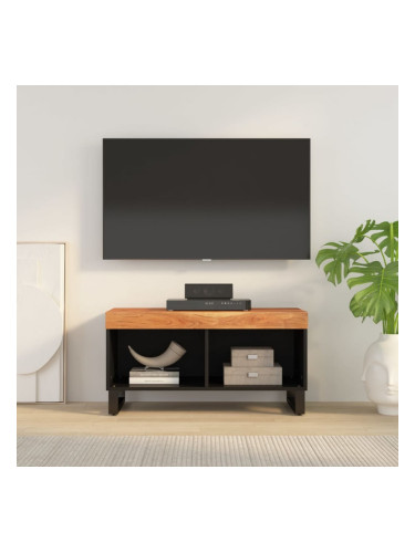 Sonata H ТВ шкаф, 85x33x43,5 см, масивно акациево дърво