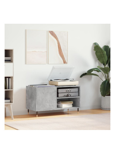 Sonata H Шкаф за винилови плочи бетонно сив 85x38x48 см инженерно дърво